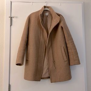 J Crew City Coat in Tan
